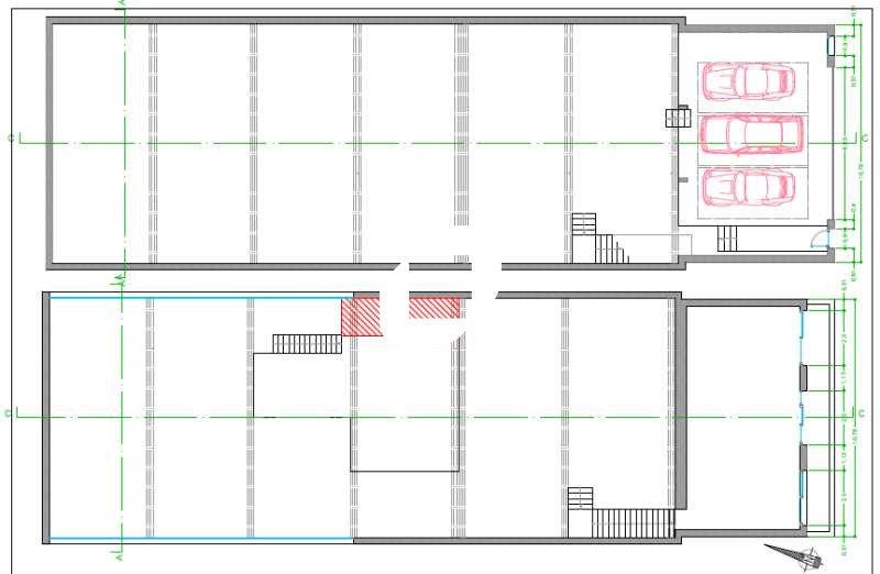 Vente entrepots 442 m² non divisibles