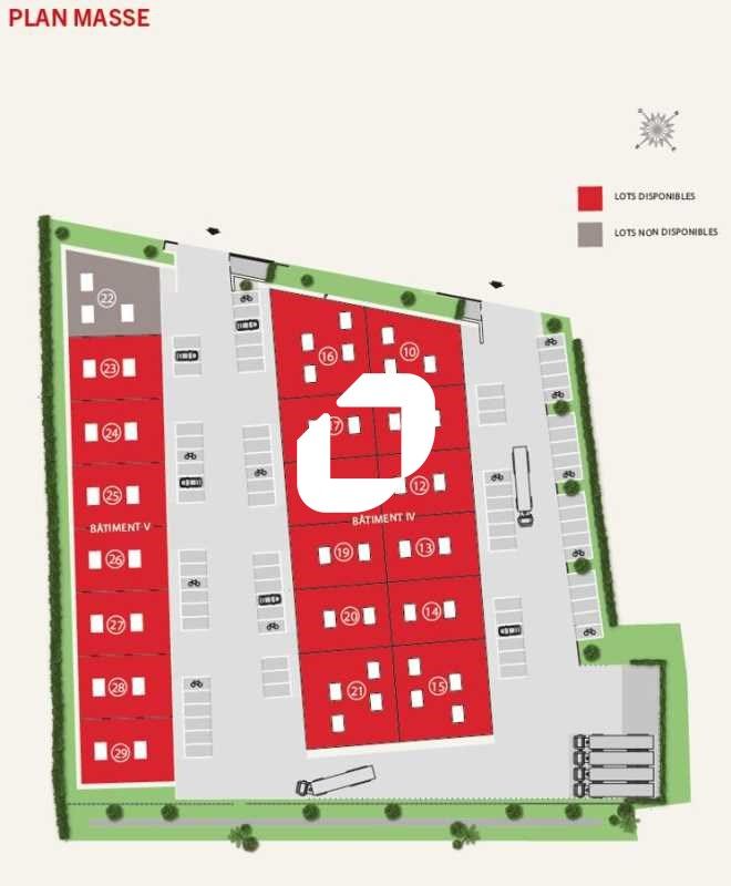 Location entrepots 1801 m² divisibles à partir de 200 m²