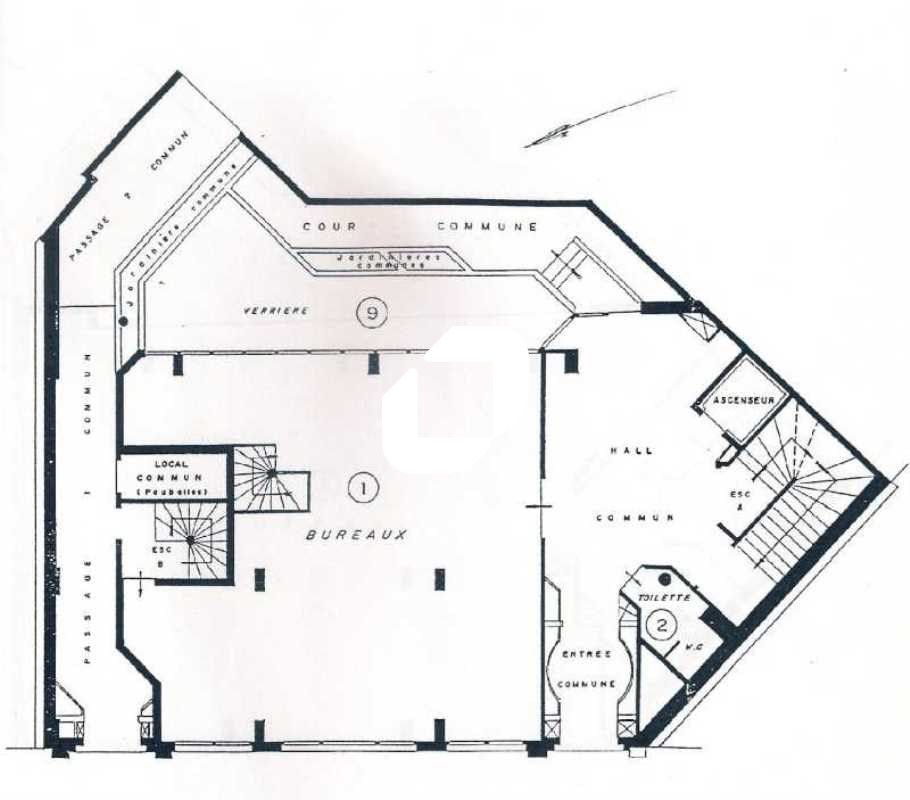 Location bureaux 502 m² divisibles à partir de 100 m²