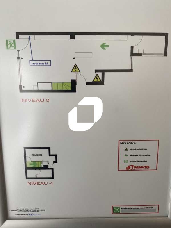 Location bureaux 70 m² non divisibles