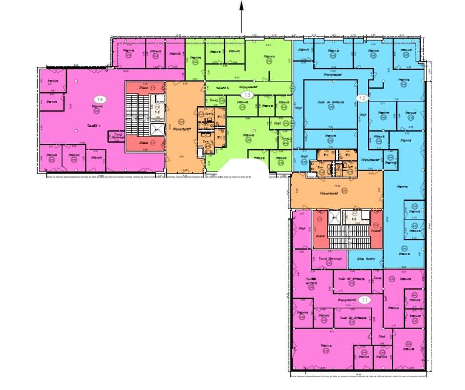 Location bureaux 2061 m² divisibles à partir de 45 m²