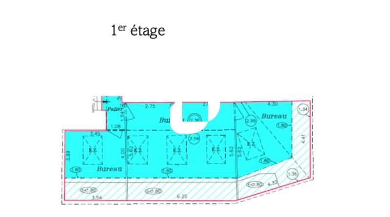 Vente locaux commerciaux 343 m² non divisibles