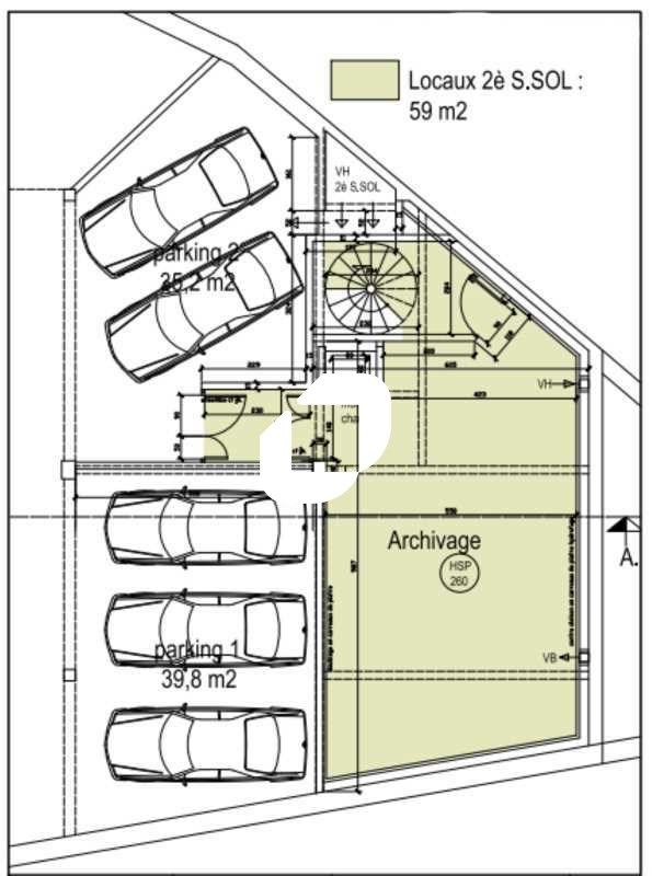 Location bureaux 471 m² non divisibles