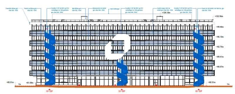 Location bureaux 5185 m² divisibles à partir de 60 m²