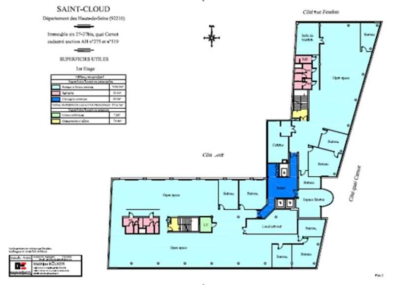 Location bureaux 5008 m² divisibles à partir de 245 m²
