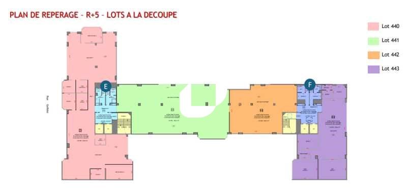 Vente bureaux 1136 m² divisibles à partir de 183 m²