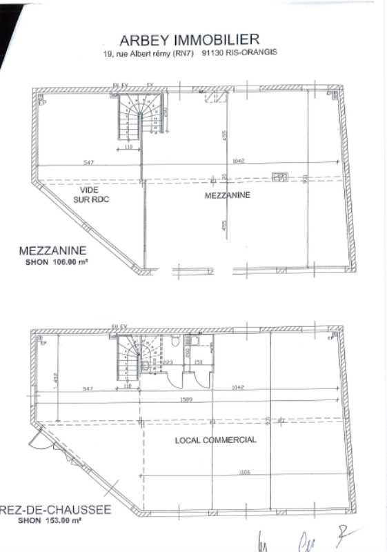 Location bureaux 112 m² non divisibles