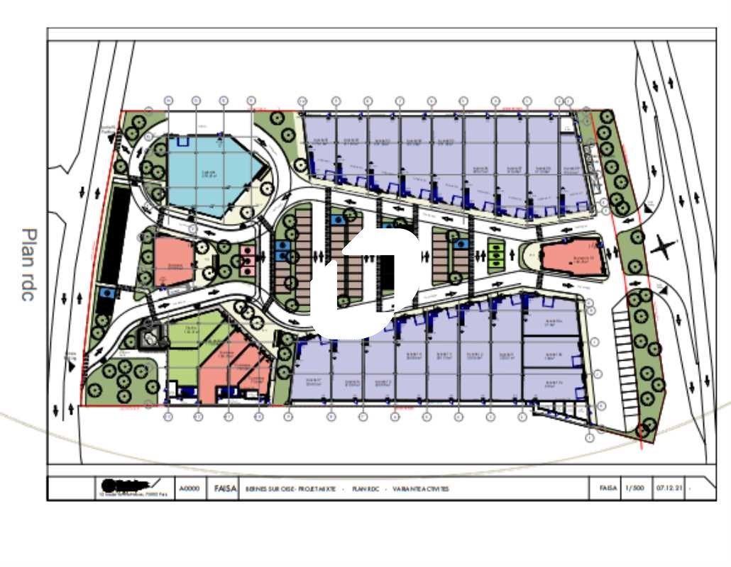Location locaux commerciaux 3351 m² divisibles à partir de 181 m²