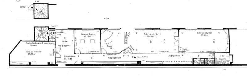 Vente bureaux 198 m² non divisibles