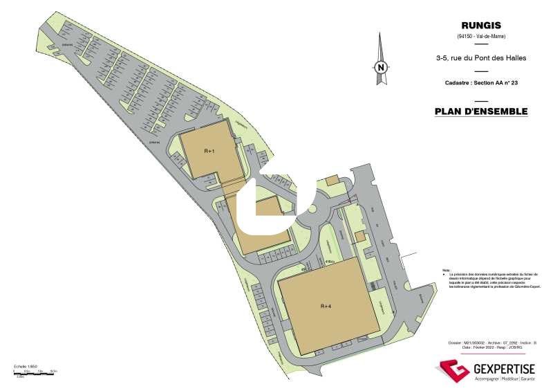Location entrepots 2156 m² divisibles à partir de 110 m²