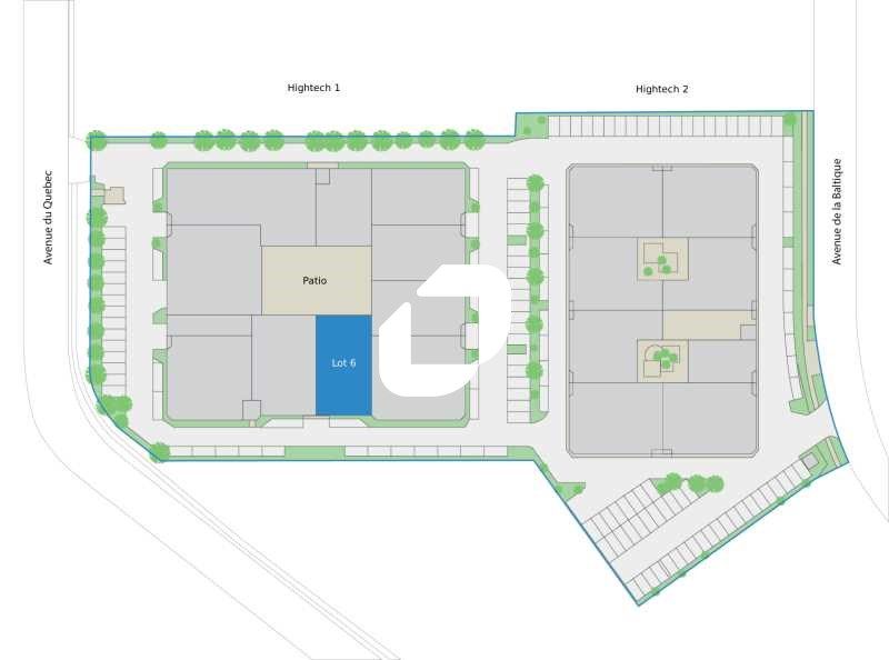 Location entrepots 259 m² non divisibles
