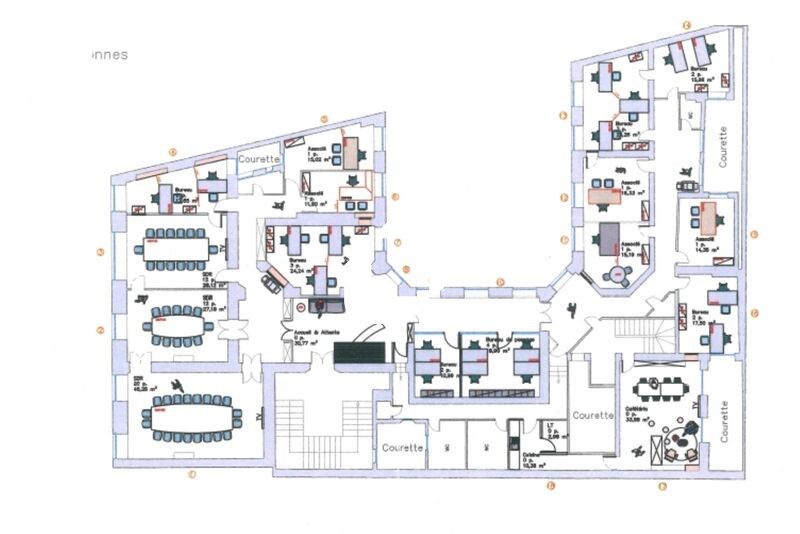 Location bureaux 530 m² non divisibles