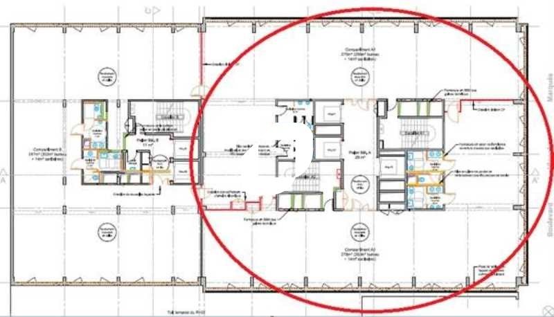Location bureaux 862 m² divisibles à partir de 233 m²
