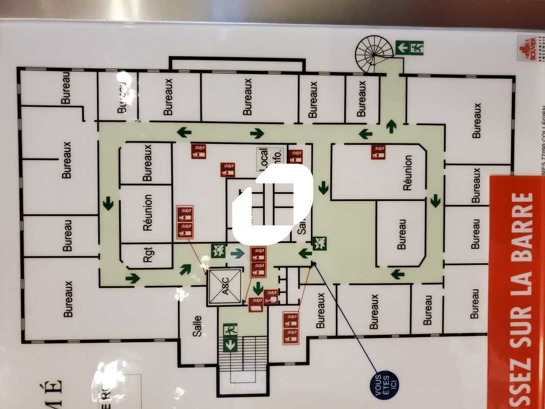 Location bureaux 2513 m² divisibles à partir de 293 m²