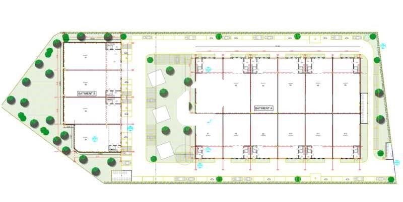 Location entrepots 4824 m² divisibles à partir de 371 m²