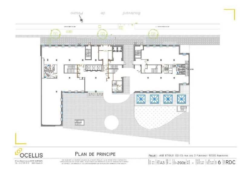 Location bureaux 2722 m² divisibles à partir de 201 m²