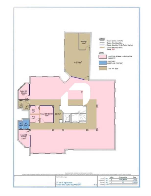 Location bureaux 571 m² divisibles à partir de 194 m²