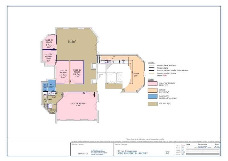 Location bureaux 571 m² divisibles à partir de 194 m²