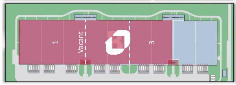 Location entrepots 21741 m² divisibles à partir de 10827 m²
