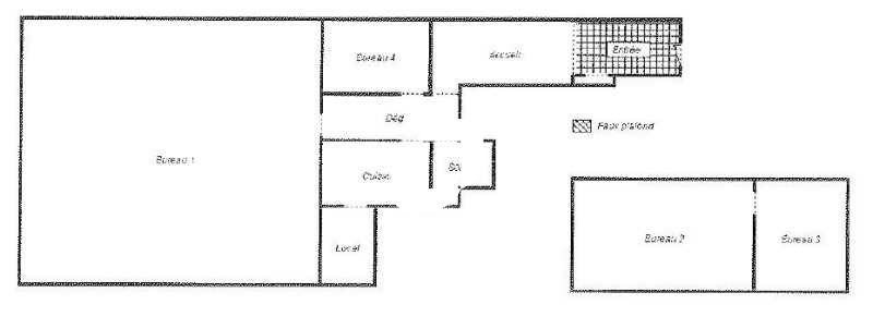 Vente bureaux 243 m² non divisibles