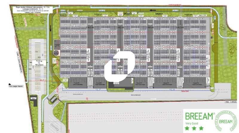 Location entrepots 31950 m² non divisibles