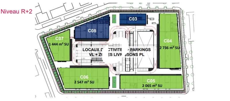 Location entrepots 9199 m² divisibles à partir de 1511 m²