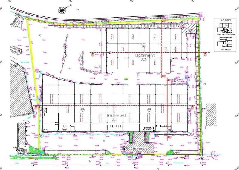 Location entrepots 4000 m² non divisibles