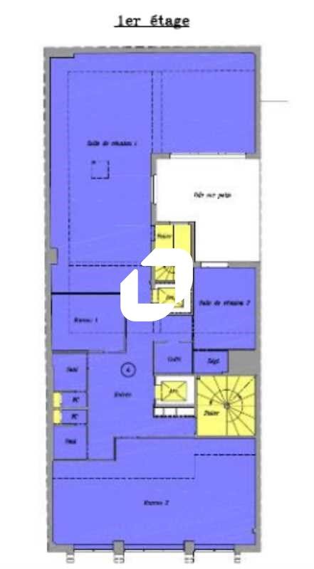 Location bureaux 501 m² divisibles à partir de 107 m²