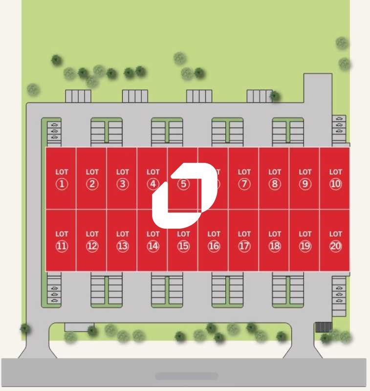 Location entrepots 7560 m² divisibles à partir de 378 m²