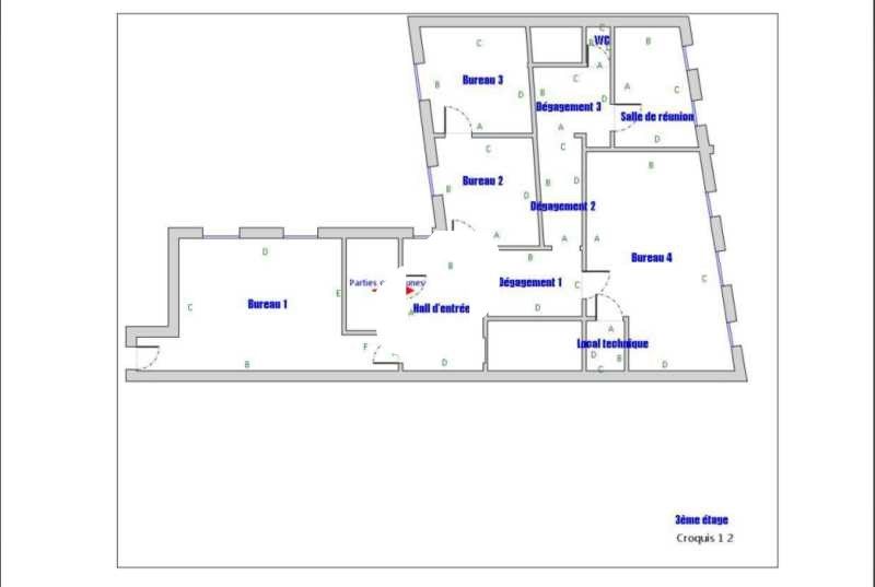 Location bureaux 503 m² divisibles à partir de 138 m²