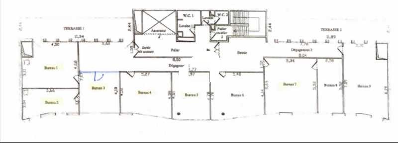 Vente bureaux 252 m² non divisibles