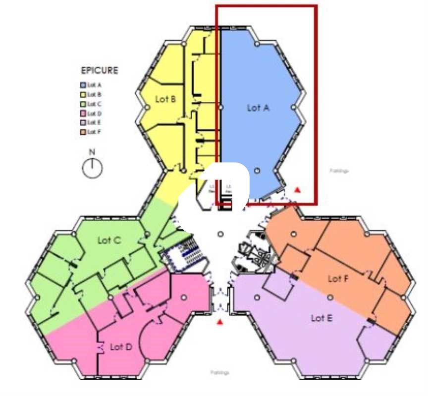 Location bureaux 680 m² divisibles à partir de 130 m²