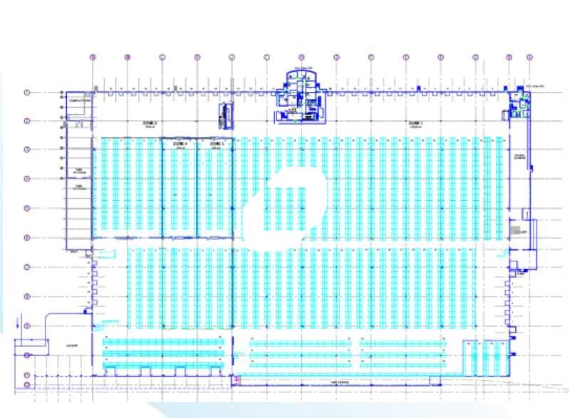 Location entrepots 32073 m² non divisibles