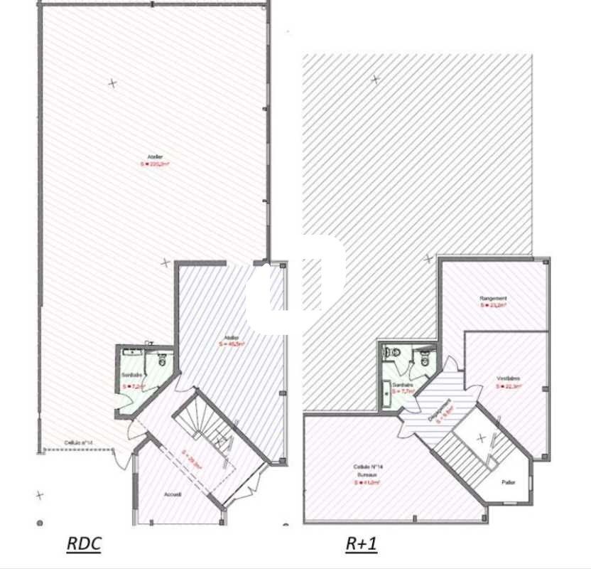Location entrepots 722 m² divisibles à partir de 356 m²