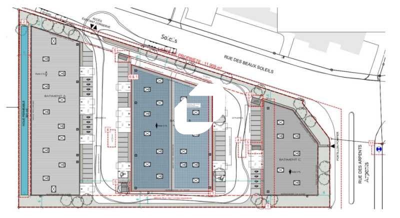 Location entrepots 3514 m² divisibles à partir de 314 m²