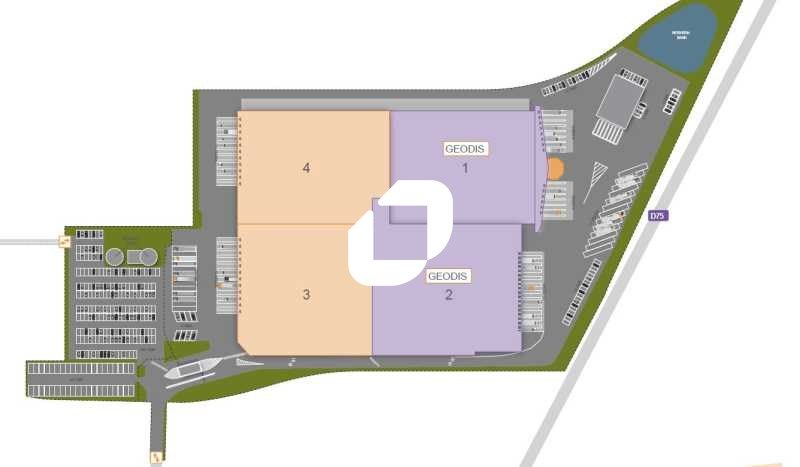 Location entrepots 19342 m² non divisibles