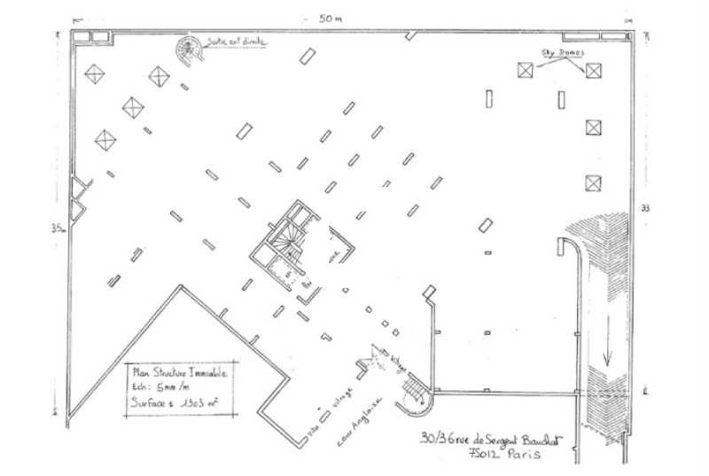 Location entrepots 1300 m² non divisibles