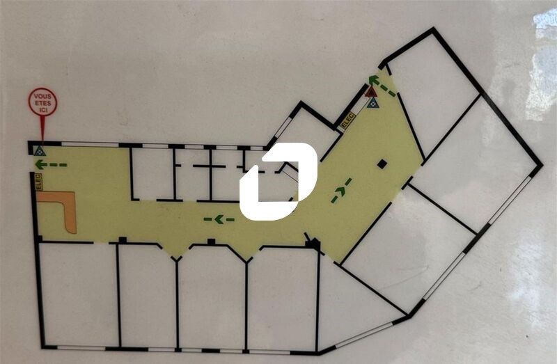 Location bureaux 150 m² non divisibles