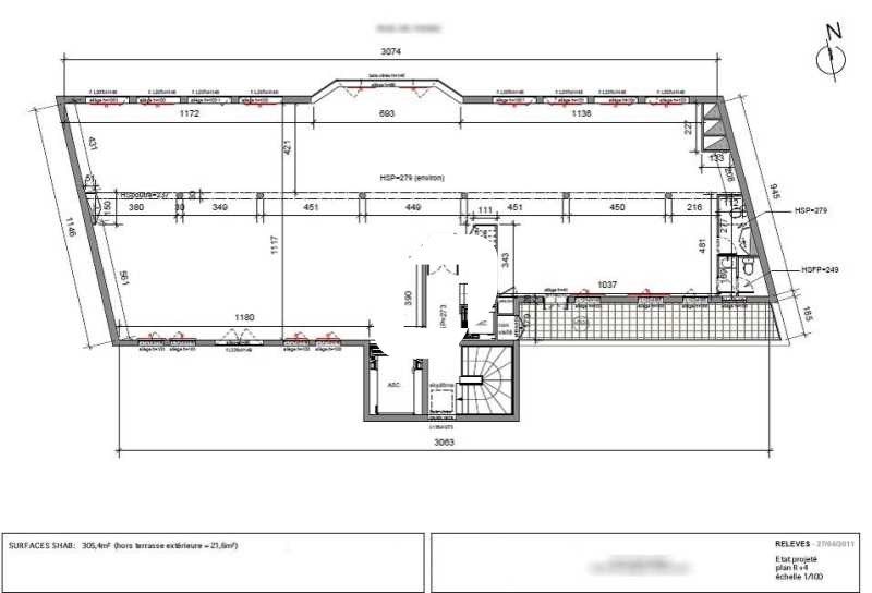 Location bureaux 658 m² divisibles à partir de 312 m²