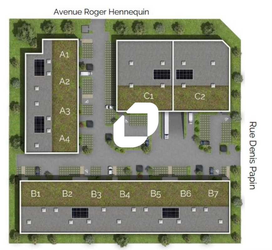 Location entrepots 4543 m² divisibles à partir de 452 m²