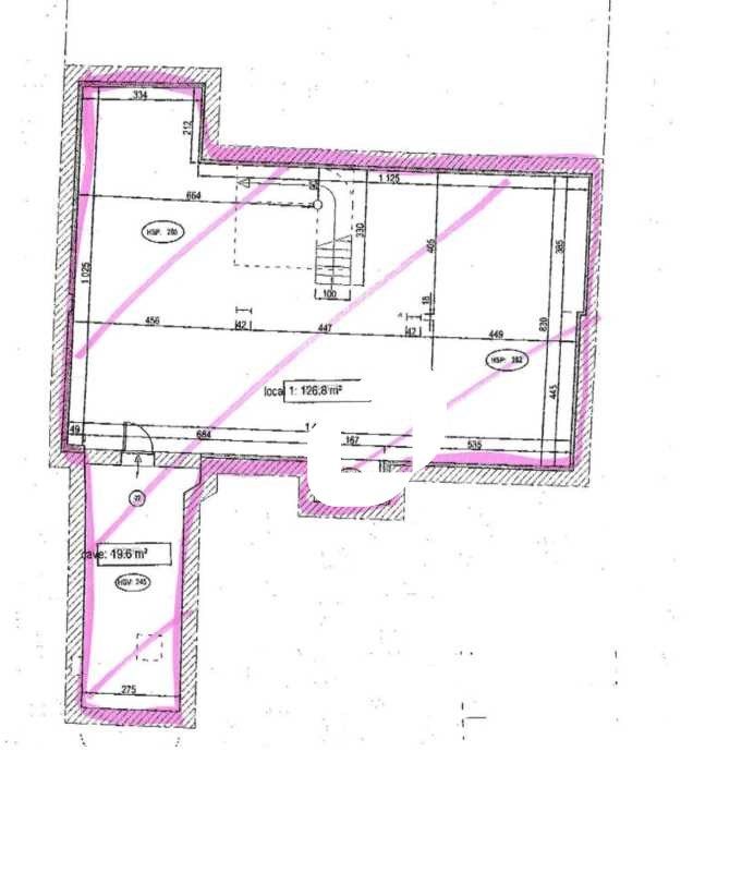 Location bureaux 344 m² non divisibles