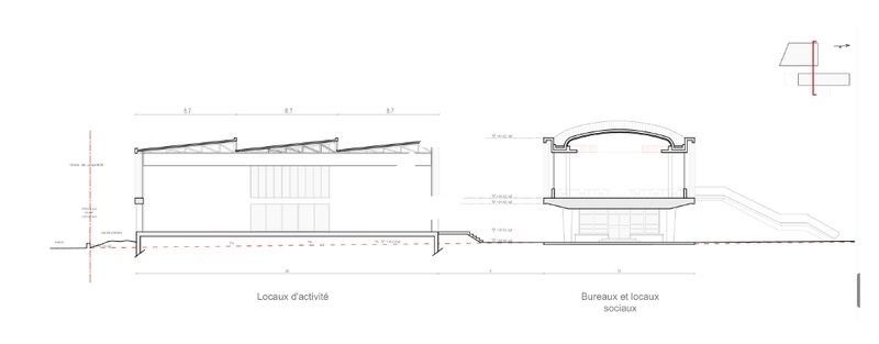 Location bureaux 1947 m² non divisibles