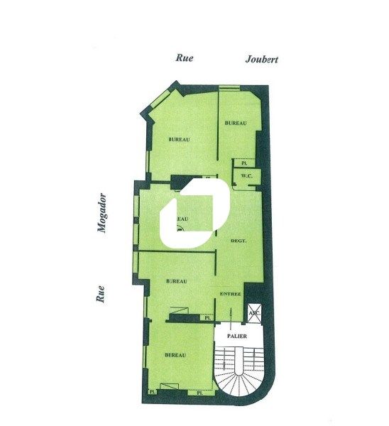 Location bureaux 93 m² non divisibles