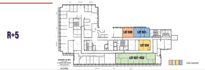 Location bureaux 854 m² divisibles à partir de 57 m²