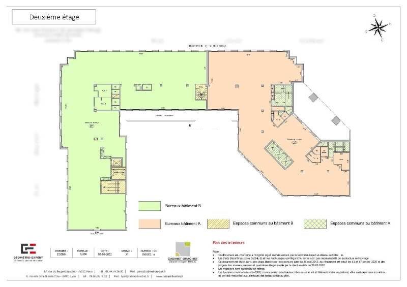 Location bureaux 3000 m² non divisibles