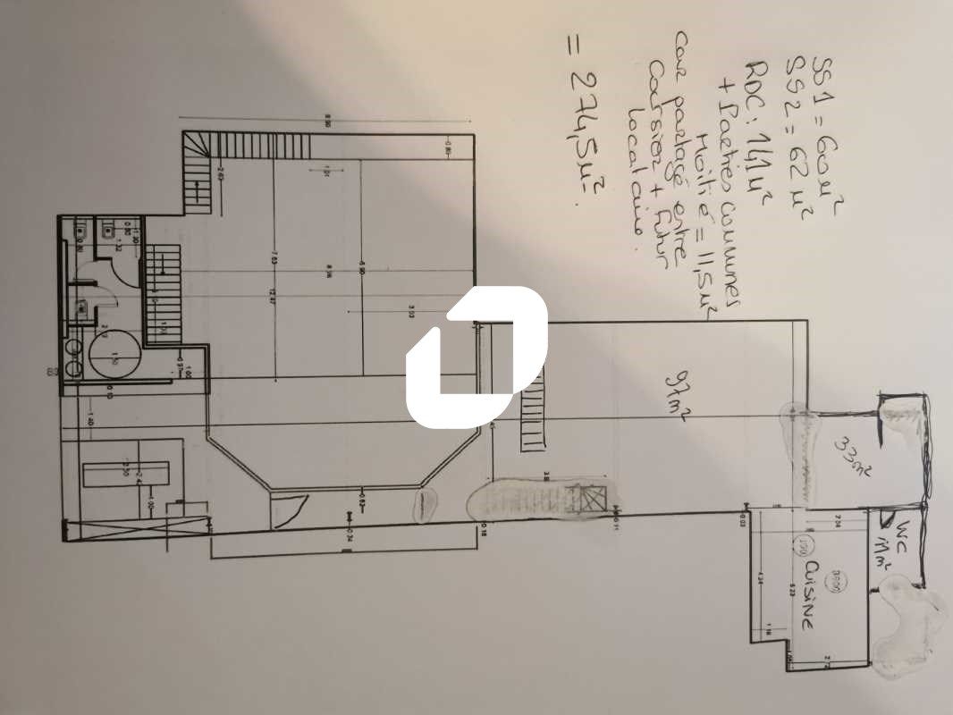 Location bureaux 1464 m² divisibles à partir de 574 m²