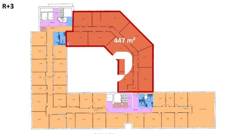 Location bureaux 3176 m² divisibles à partir de 447 m²