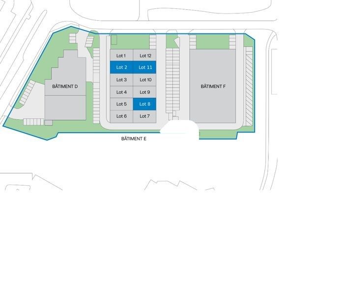 Location entrepots 492 m² divisibles à partir de 162 m²