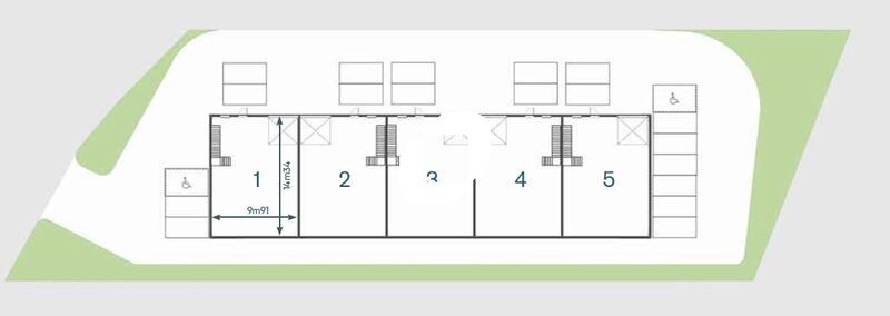 Vente entrepots 389 m² non divisibles