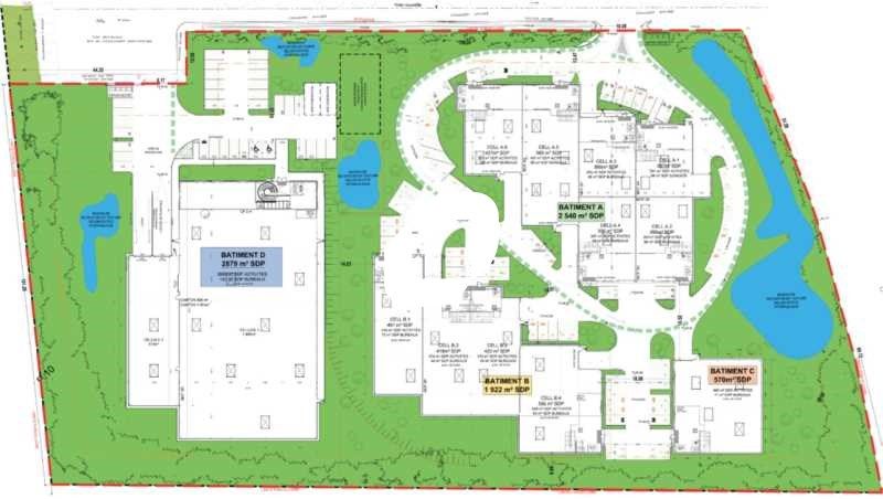 Vente entrepots 4602 m² divisibles à partir de 367 m²